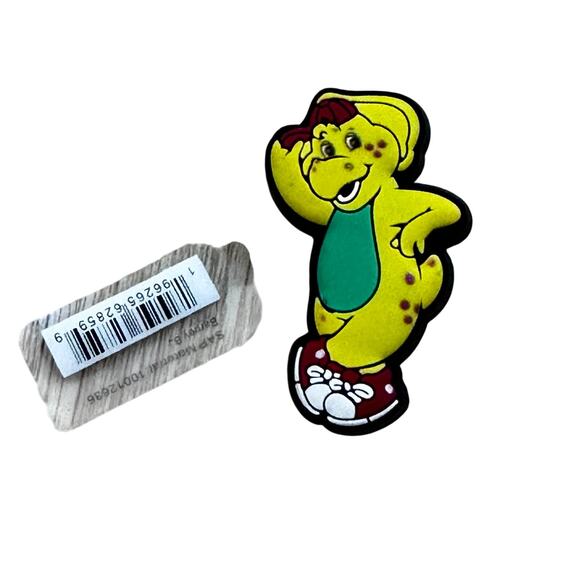 Crocs x Barney | BJ‎ Croc Charm | NWT - Picture 1 of 2